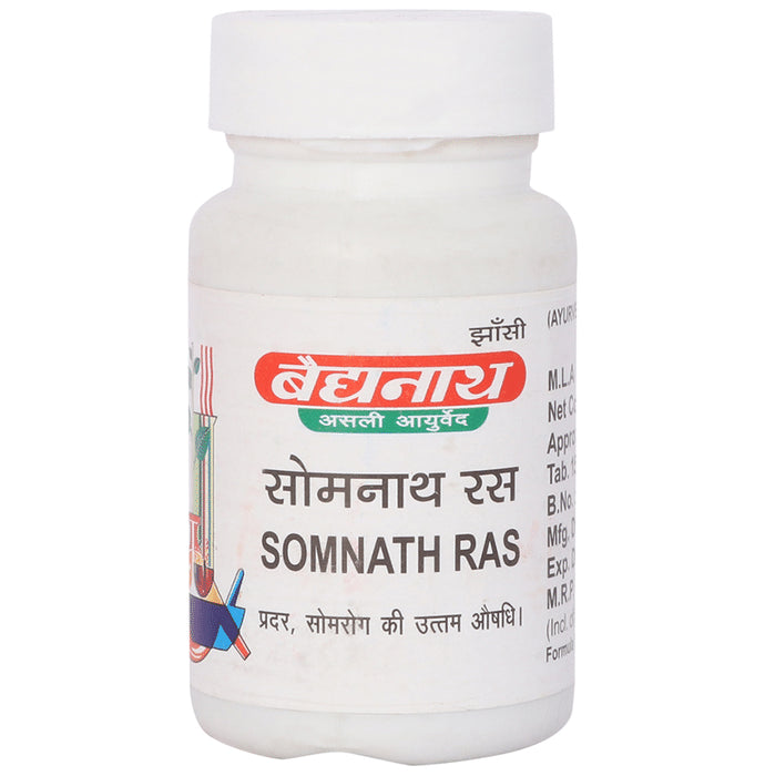 Baidyanath (Jhansi) Somnath Ras Tablet - Classic Derma