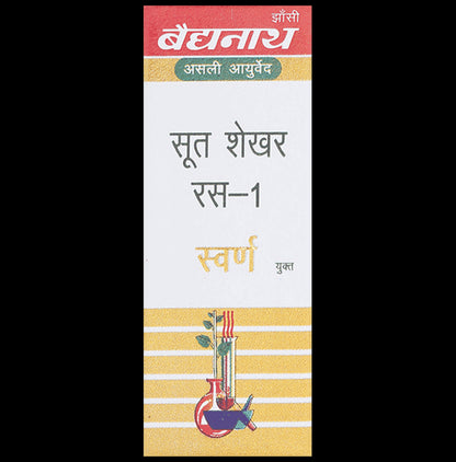 Baidyanath (Jhansi) Soot Shekhar Ras-1 with Gold (10 Each)