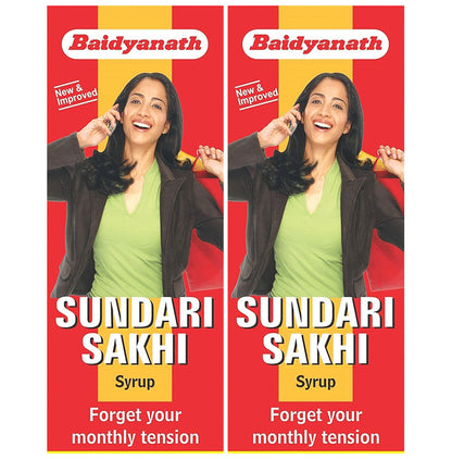 Baidyanath (Jhansi) Sundari Sakhi Syrup (200ml Each) - Classic Derma