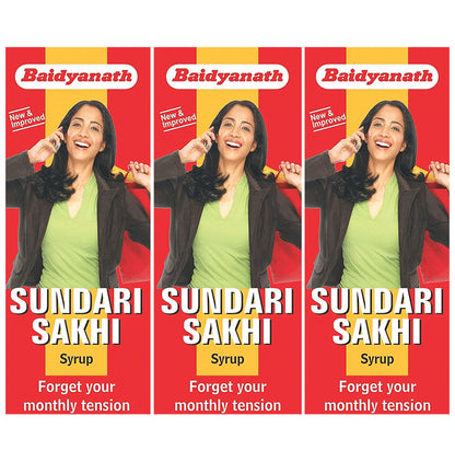 Baidyanath (Jhansi) Sundari Sakhi Syrup (200ml Each) - Classic Derma