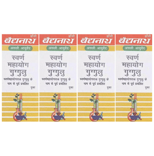 Baidyanath (Jhansi) Swarna Mahayog Guggulu Tablet (25 Each) - Classic Derma