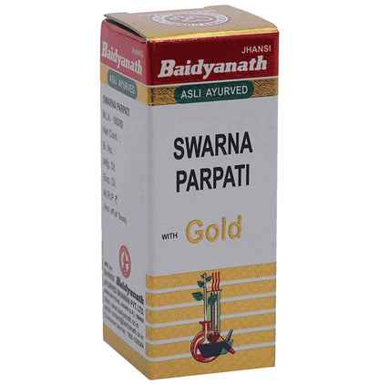 Baidyanath (Jhansi) Swarna Parpati with Gold (1gm Each) - Classic Derma