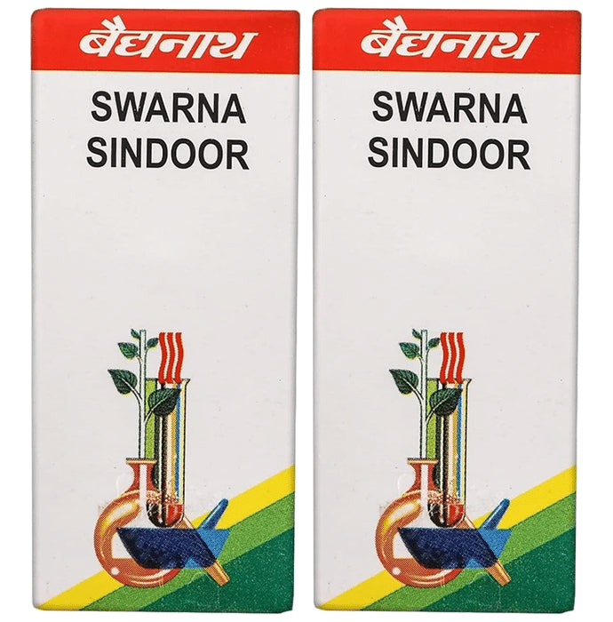 Baidyanath (Jhansi) Swarna Sindoor (2.5gm Each) - Classic Derma
