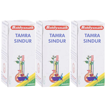 Baidyanath (Jhansi) Tamra Sindur Powder (2.5gm Each) - Classic Derma