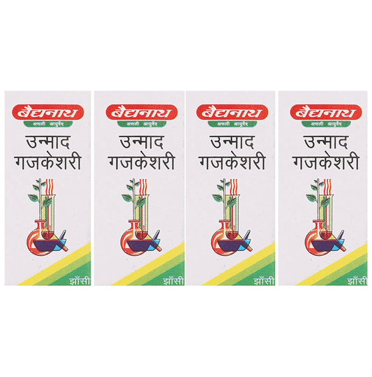 Baidyanath (Jhansi) Unmad Gajkeshari Powder (5gm Each) - Classic Derma