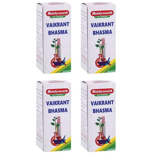 Baidyanath (Jhansi) Vaikrant Bhasma (2.5gm Each) - Classic Derma