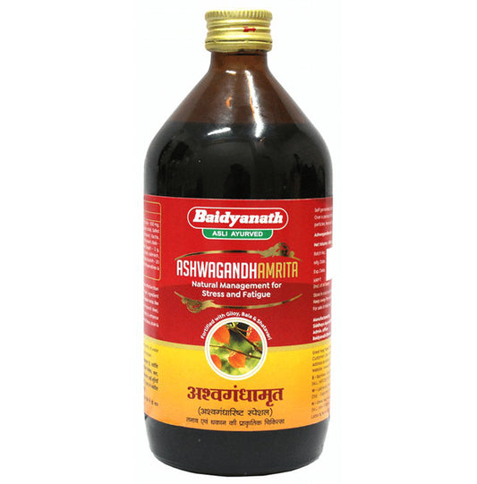 Baidyanath (Nagpur) Ashwagandha Amrita Natural Management For Stress & Fatigue - Classic Derma