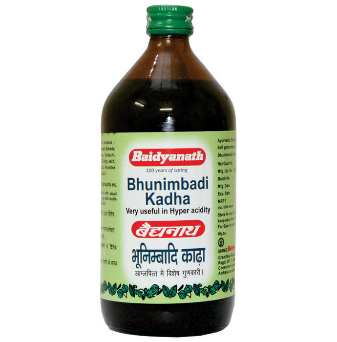 Baidyanath (Nagpur) Bhunimbadi Kadha - Classic Derma