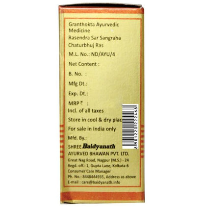 Baidyanath (Nagpur) Chaturbhuj Ras Tablet