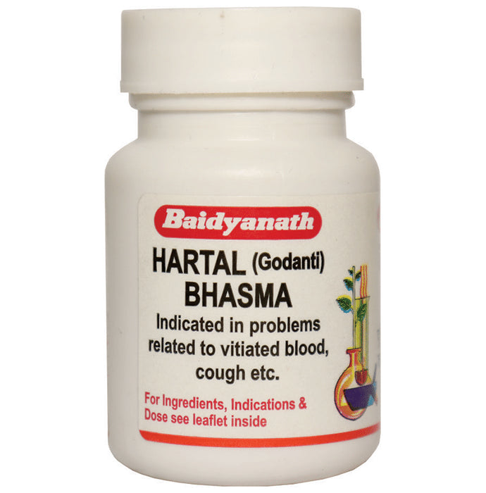 Baidyanath (Nagpur) Hartal (Godanti) Bhasma - Classic Derma