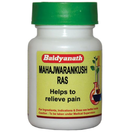 Baidyanath (Nagpur) Mahajwarankush Ras Tablet - Classic Derma