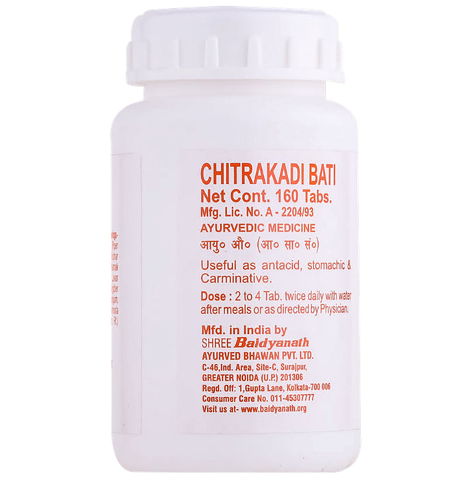 Baidyanath (Noida) Chitrakadi Bati Tablet