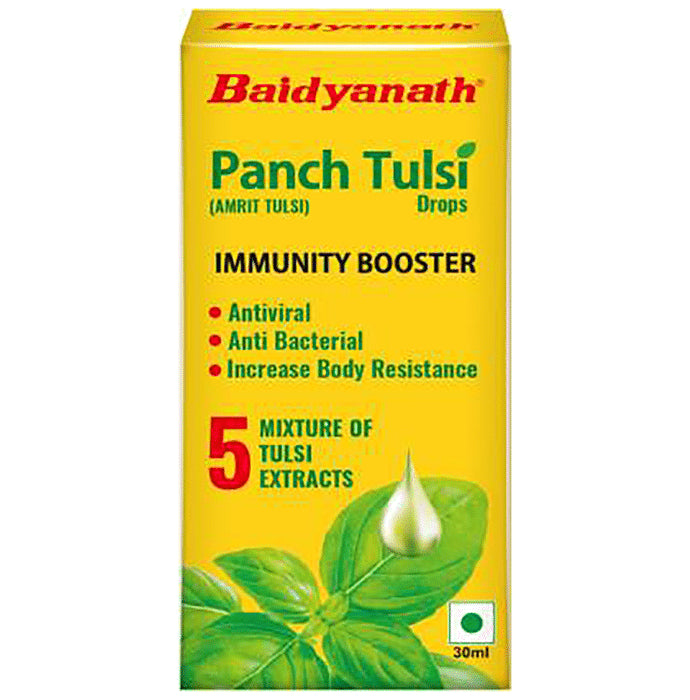 Baidyanath (Noida) Panch Tulsi (Amrit Tulsi) Drop Immunity Booster - Classic Derma