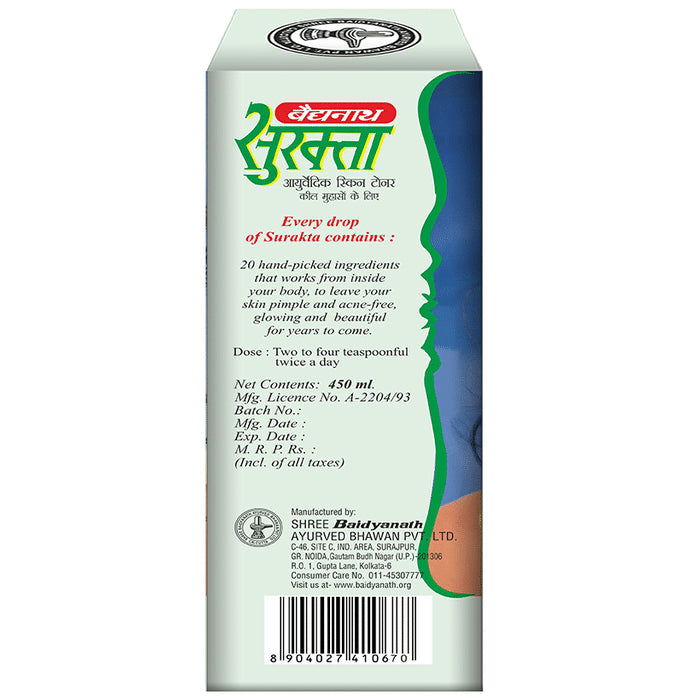 Baidyanath (Noida) Surakta Ayurvedic Skin Toner