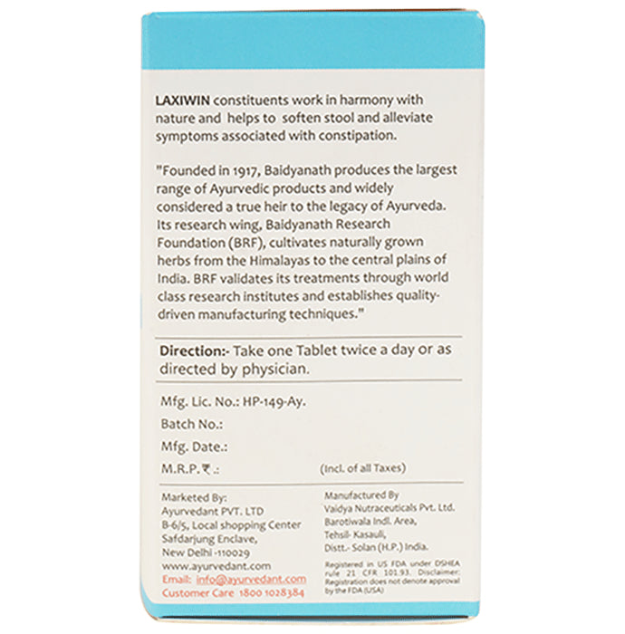 Baidyanath Ayurvedant Laxiwin Tablet