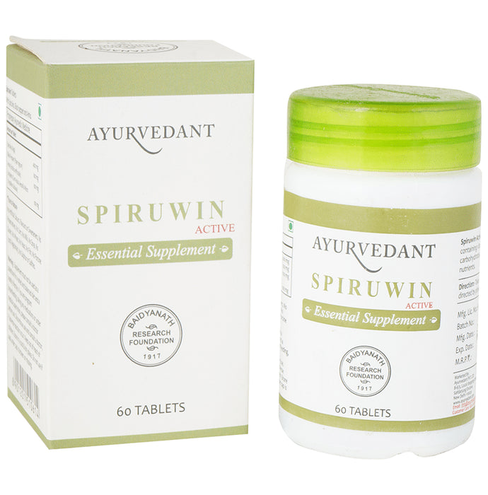 Baidyanath Ayurvedant Spiruwin Active Tablet - Classic Derma