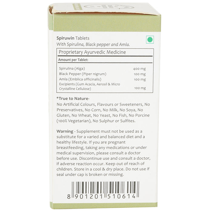 Baidyanath Ayurvedant Spiruwin Active Tablet