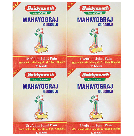 Baidyanath Mahayograj Guggulu Tablet (40 Each) - Classic Derma