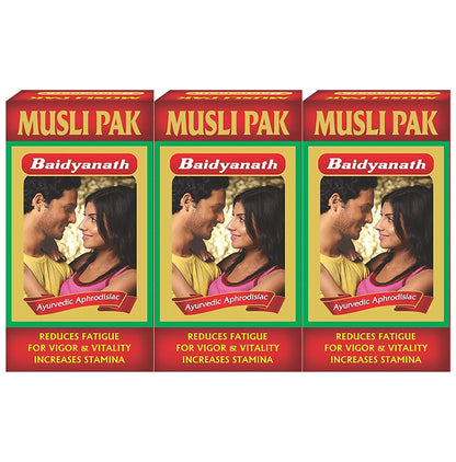 Baidyanath Musli Pak Reduces Fatigue & Increases Stamina Powder (100gm Each) - Classic Derma