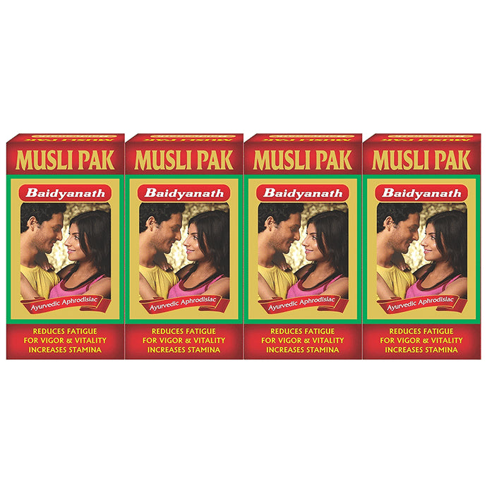 Baidyanath Musli Pak Reduces Fatigue & Increases Stamina Powder (100gm Each) - Classic Derma