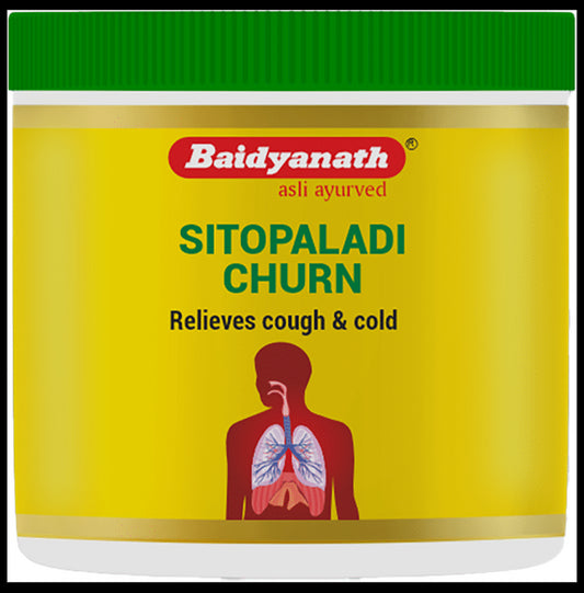 Baidyanath Sitopaladi Churna | For Cough, Cold & Respiratory Health - Classic Derma