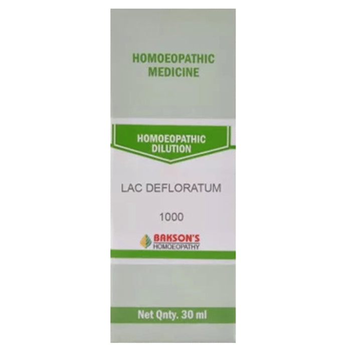 Bakson's Homeopathy Lac Defloratum Dilution 1000 CH - Classic Derma