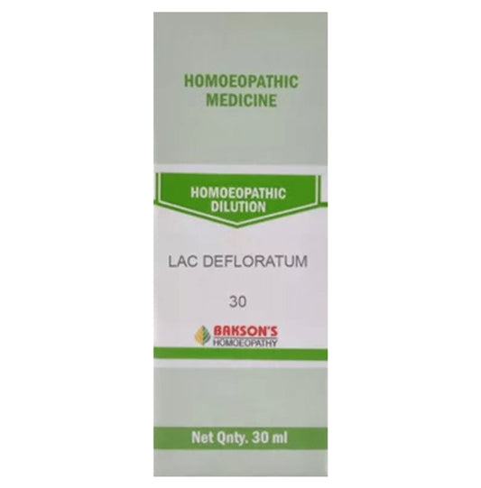 Bakson's Homeopathy Lac Defloratum Dilution 30 - Classic Derma