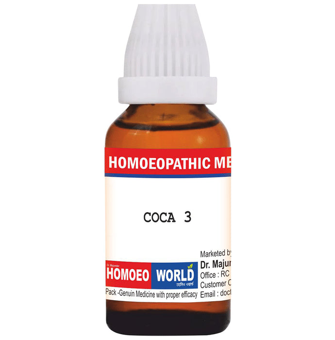 Dr. Majumder Homeo World Coca Dilution (30ml Each) 3 CH - Classic Derma