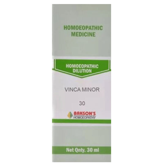 Bakson's Homeopathy Vinca Minor Dilution 30 - Classic Derma