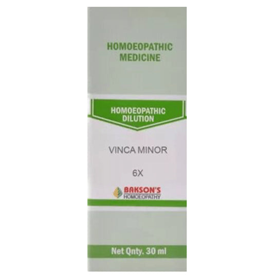 Bakson's Homeopathy Vinca Minor Dilution 6X - Classic Derma