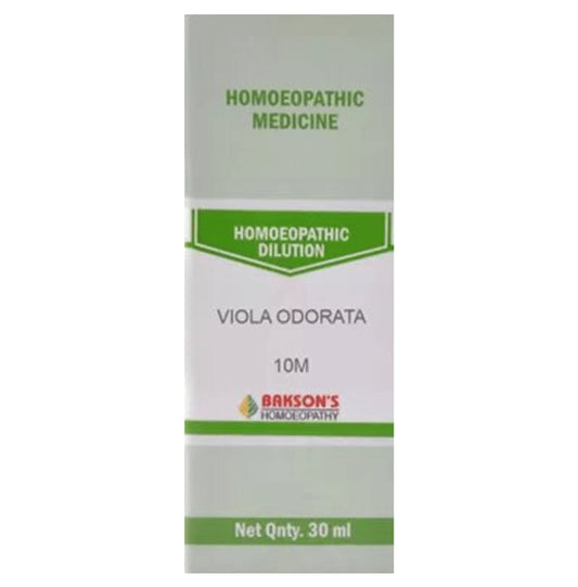 Bakson's Homeopathy Viola Odorata Dilution 10M - Classic Derma