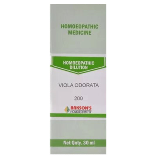 Bakson's Homeopathy Viola Odorata Dilution 200 - Classic Derma