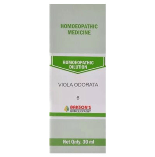 Bakson's Homeopathy Viola Odorata Dilution 6 - Classic Derma