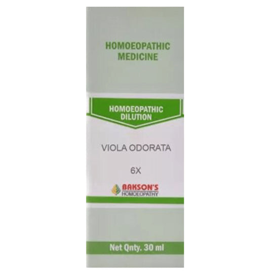 Bakson's Homeopathy Viola Odorata Dilution 6X - Classic Derma