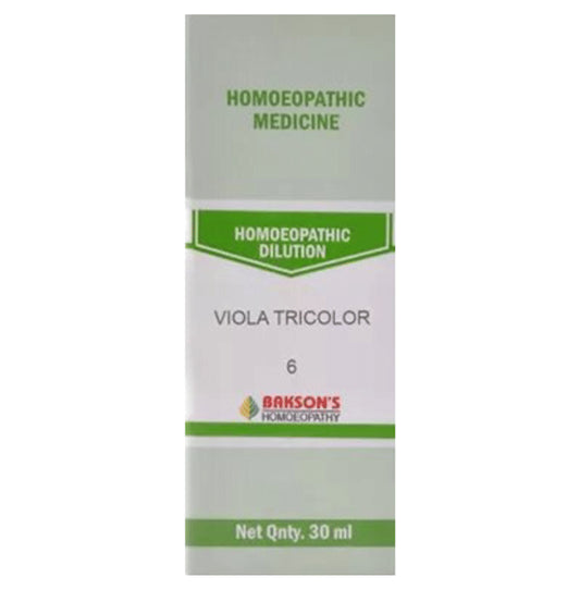 Bakson's Homeopathy Viola Tricolor Dilution 6 - Classic Derma