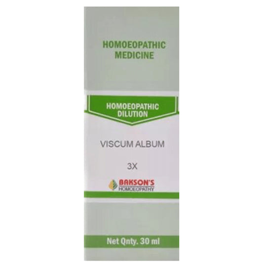 Bakson's Homeopathy Viscum Album Dilution 3X - Classic Derma