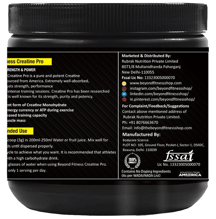 Beyond Fitness Creatine Pro (156gm Each)