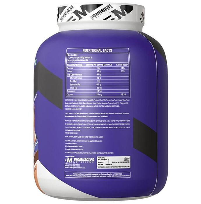 Big Muscles Xtreme Weight Gainer Milk Chocolate