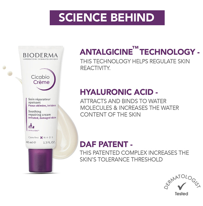 Bioderma Cicabio Creme Soothing Repairing Cream
