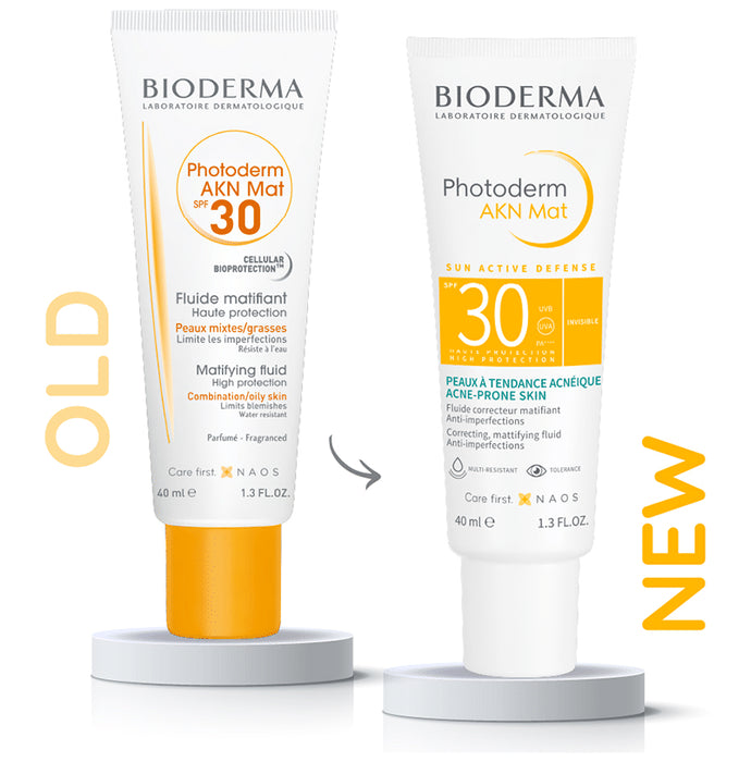 Bioderma Photoderm AKN Mat Sunscreen SPF 30 PA++++ | For Acne Prone Skin