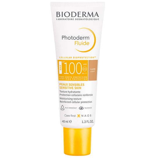 Bioderma Photoderm Fluide Max SPF 100 | High UVA/UVB Protection | For Sensitive Skin - Classic Derma