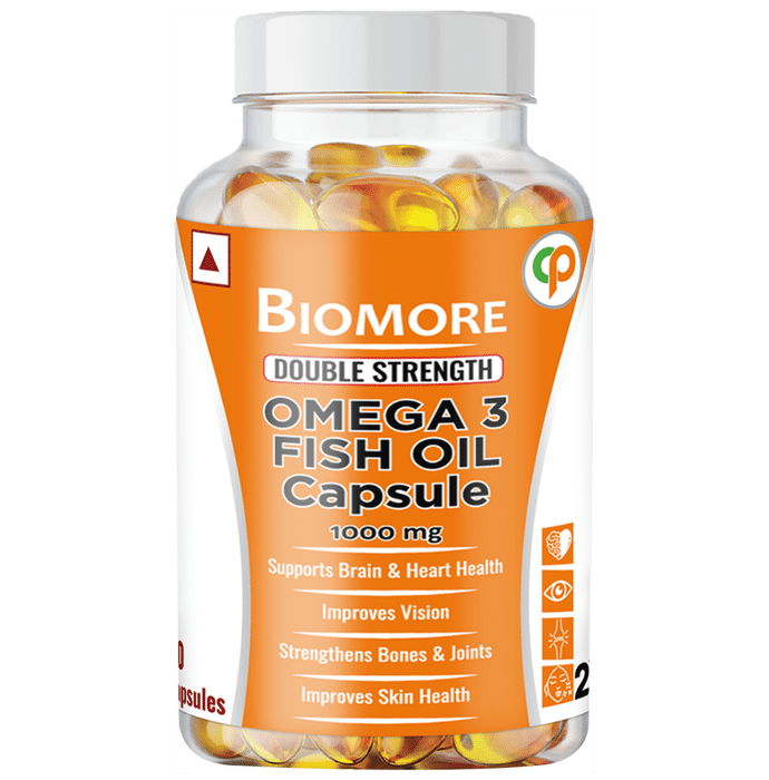 Biomore Double Strength Omega 3 Fish Oil Capsule - Classic Derma