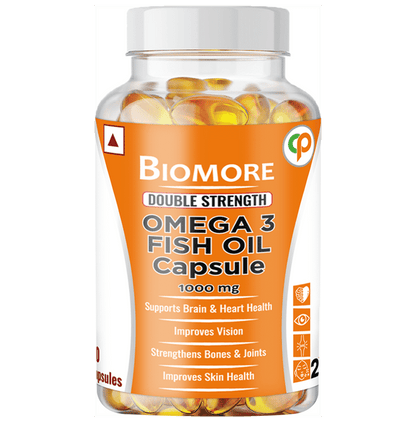 Biomore Double Strength Omega 3 Fish Oil Capsule - Classic Derma