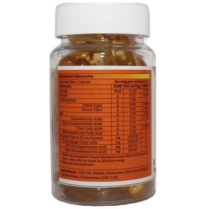 Biomore Double Strength Omega 3 Fish Oil Capsule