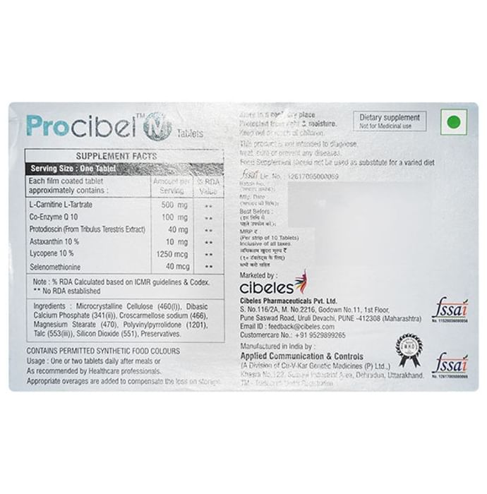 Procibel M Tablet - Classic Derma