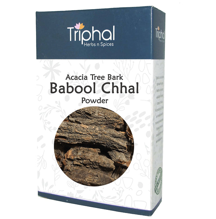 Triphal Babool Bark/ Kikar Chaal/ Babul Bark/ Babool Chhal/ Acacia Tree Bark Powder - Classic Derma