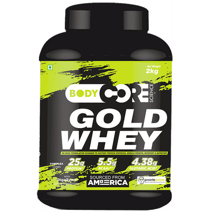 Body Core Science Gold Whey Green Powder Vanilla - Classic Derma