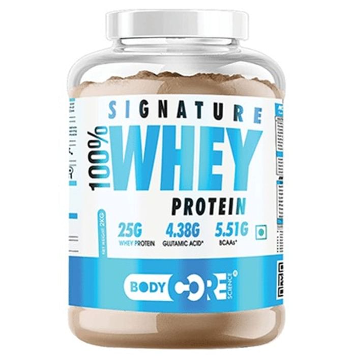 Body Core Science Signature 100% Whey Protein Powder Chocolate Fudge - Classic Derma
