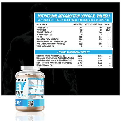 Body Core Science Signature 100% Whey Protein Powder Chocolate Fudge