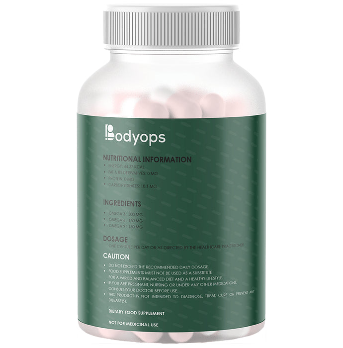 Bodyops Omega 3-6-9 600mg Vegetarian Capsule